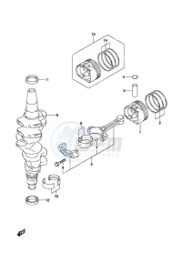 DF 50A drawing Crankshaft