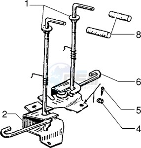 PX 200 E drawing Cowls lock