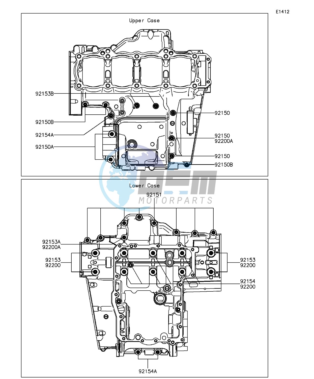 Crankcase Bolt Pattern