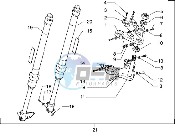 Front-wheel suspension