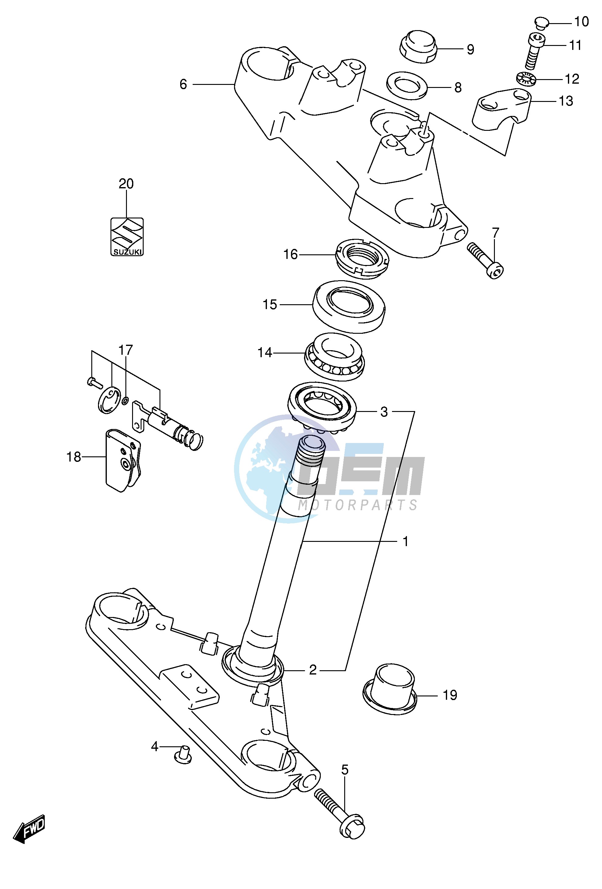 FRONT FORK BRACKET