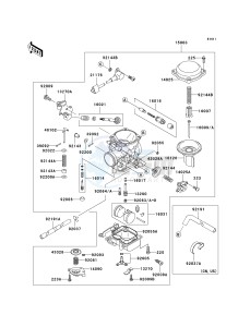 VN 1500 E [VULCAN 1500 CLASSIC] (E2-E6) [VULCAN 1500 CLASSIC] drawing CARBURETOR