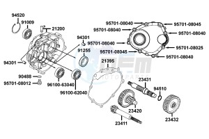 XCITING R500I drawing Transmission