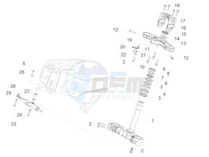 TUONO 1100 V4 RR E4 ABS (EMEA, LATAM) drawing Steering