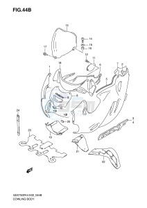 GSX750F (E2) drawing COWLING BODY (MODEL K6)