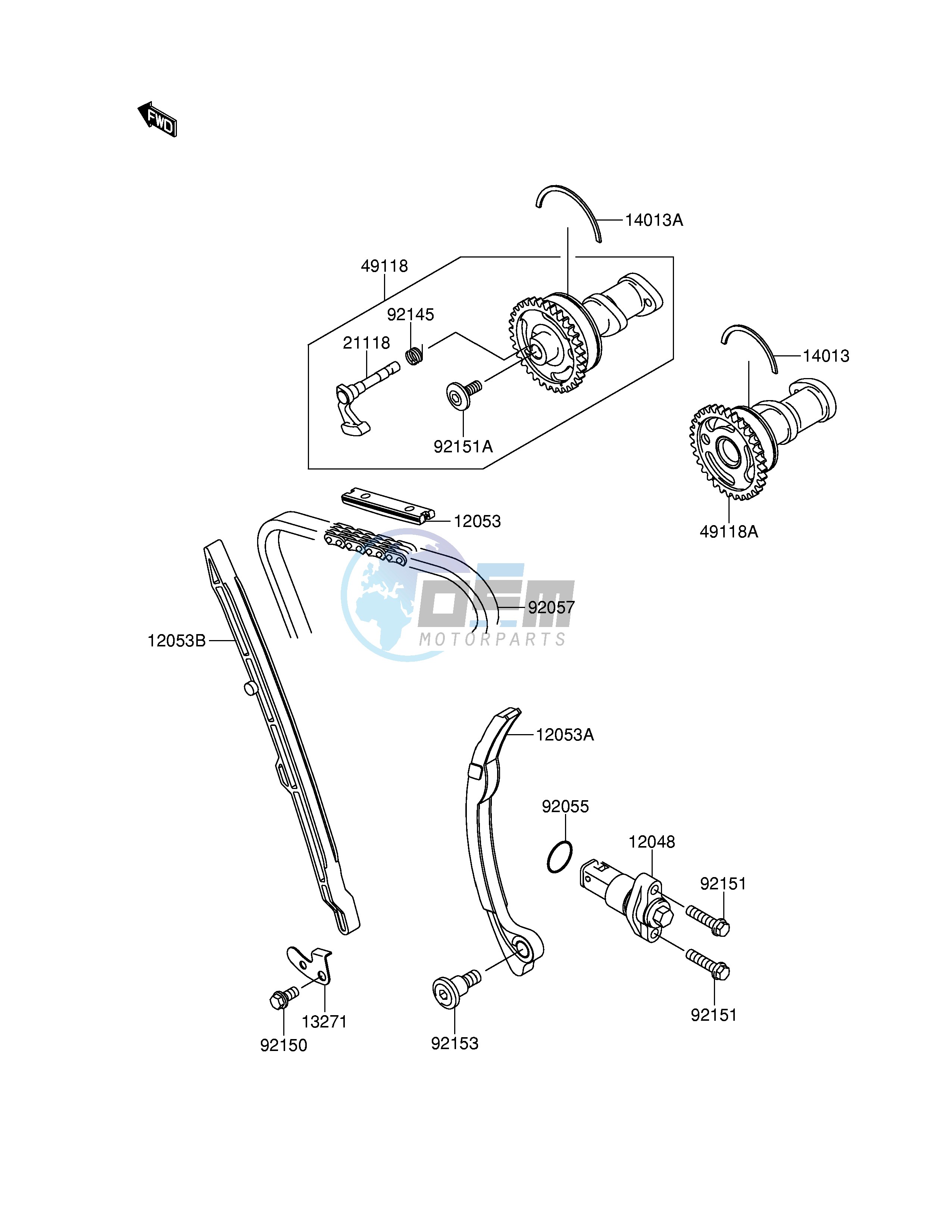 CAMSHAFT TENSIONER