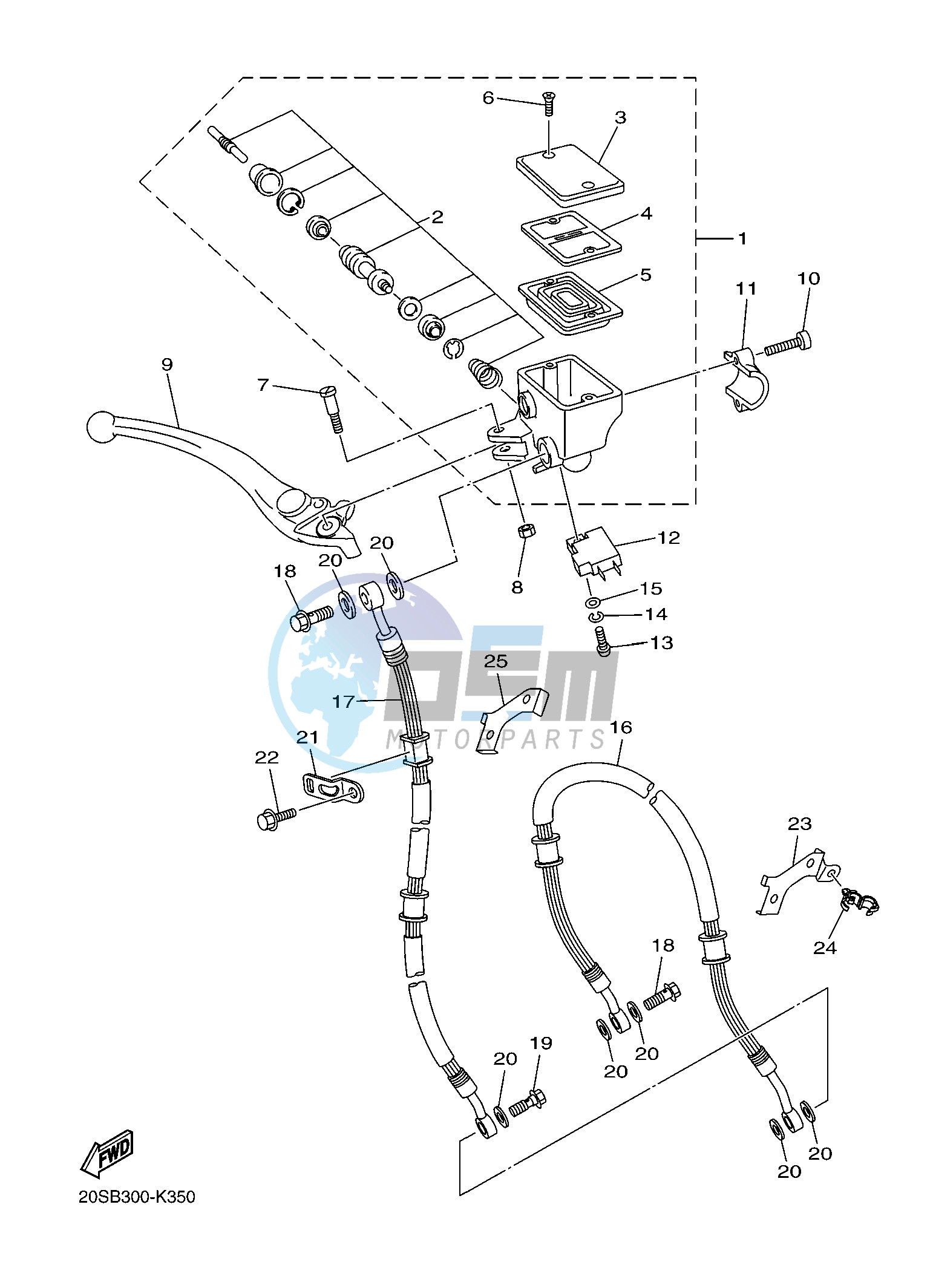 FRONT MASTER CYLINDER