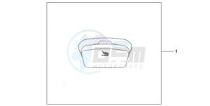 NT700VA UK - (E / MKH) drawing TOP BOX INNERBAG