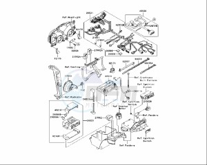 ZRX S 1200 (EU) drawing CHASSIS ELECTRICAL EQUIPMENT