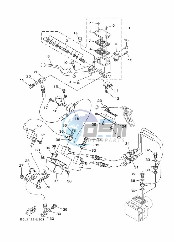 FRONT MASTER CYLINDER