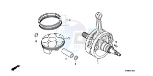 CRF250RC drawing CRANKSHAFT