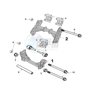 GEOPOLIS 125 SC drawing ENGINEMOUNT