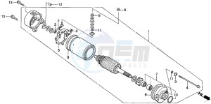 TRX350TM FOURTRAX 350 drawing STARTING MOTOR