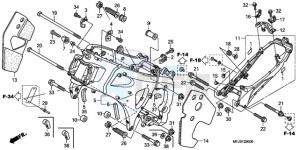 CBR600RR9 Korea - (KO / MK) drawing FRAME BODY