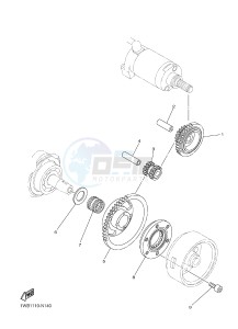 YFM250R RAPTOR 250 (33B7) drawing STARTER CLUTCH