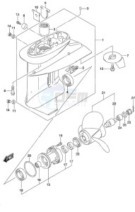 DF 30A drawing Gear Case