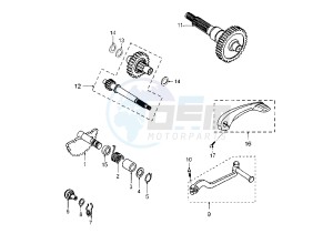 TREKKER - 50 cc drawing GEAR GROUP