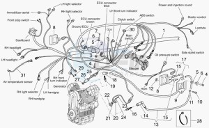 Norge 1200 IE 1200 IE drawing Electrical system I