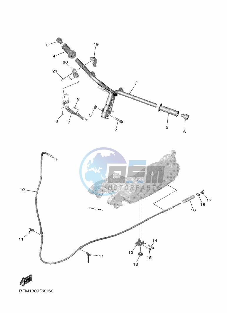 STEERING HANDLE & CABLE