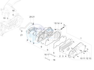 VX-VXL-SXL 150 4T 3V drawing Air filter