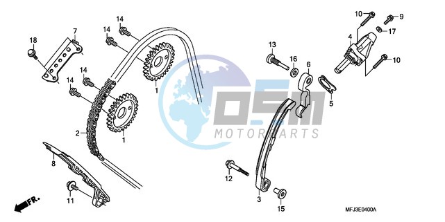 CAM CHAIN/TENSIONER