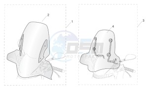 SR 50 H2O Di-Tech e2 drawing Acc. - Windshields