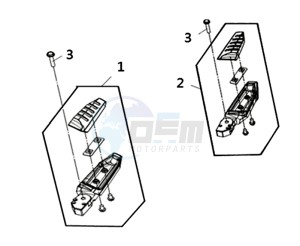 JOYMAX Z 125 (LW12W1-EU) (L9-M0) drawing R-L. STEP BAR / JOYMAX Z 125 (LW12W1-EU) (L9-M0)