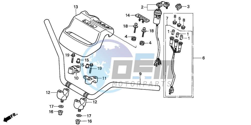 HANDLE PIPE/KEY SET