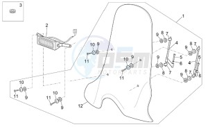 Scarabeo 100 4T e2 drawing Front body IV