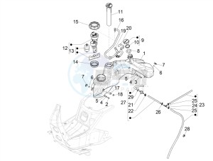 GTS 300 SUPER-TECH IE ABS E4 (APAC) drawing Fuel tank