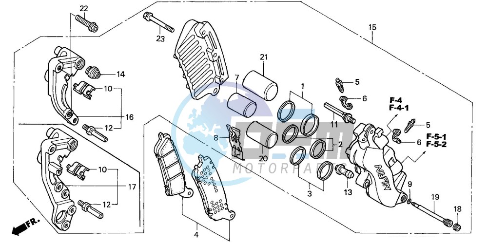 FRONT BRAKE CALIPER