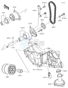 NINJA 650 EX650KHFA XX (EU ME A(FRICA) drawing Oil Pump