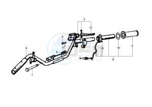 Fly 150 drawing Front master cilinder