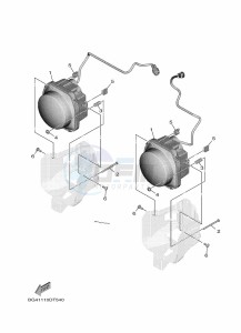 YXE850EN YX85EPAP (BANU) drawing HEADLIGHT