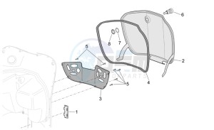 Scarabeo 50 4T E2 drawing Central body I