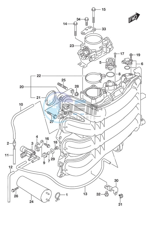 Intake Manifold/Throttle Body