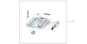 FJS400D SILVER WING drawing REAR BASE CARRIER