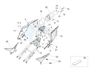 TUONO 1100 V4 RF E4 ABS (APAC) drawing Rear body I