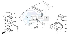 C50S drawing SEAT (C50SP/C50ST)