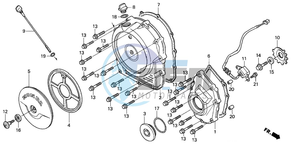 RIGHT CRANKCASE COVER