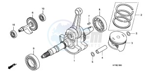 TRX420FAC drawing CRANK SHAFT/PISTON