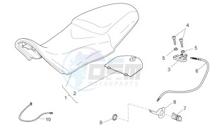 Griso S.E. 1200 8V drawing Saddle