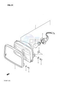 LT230E (E28) drawing HEADLAMP