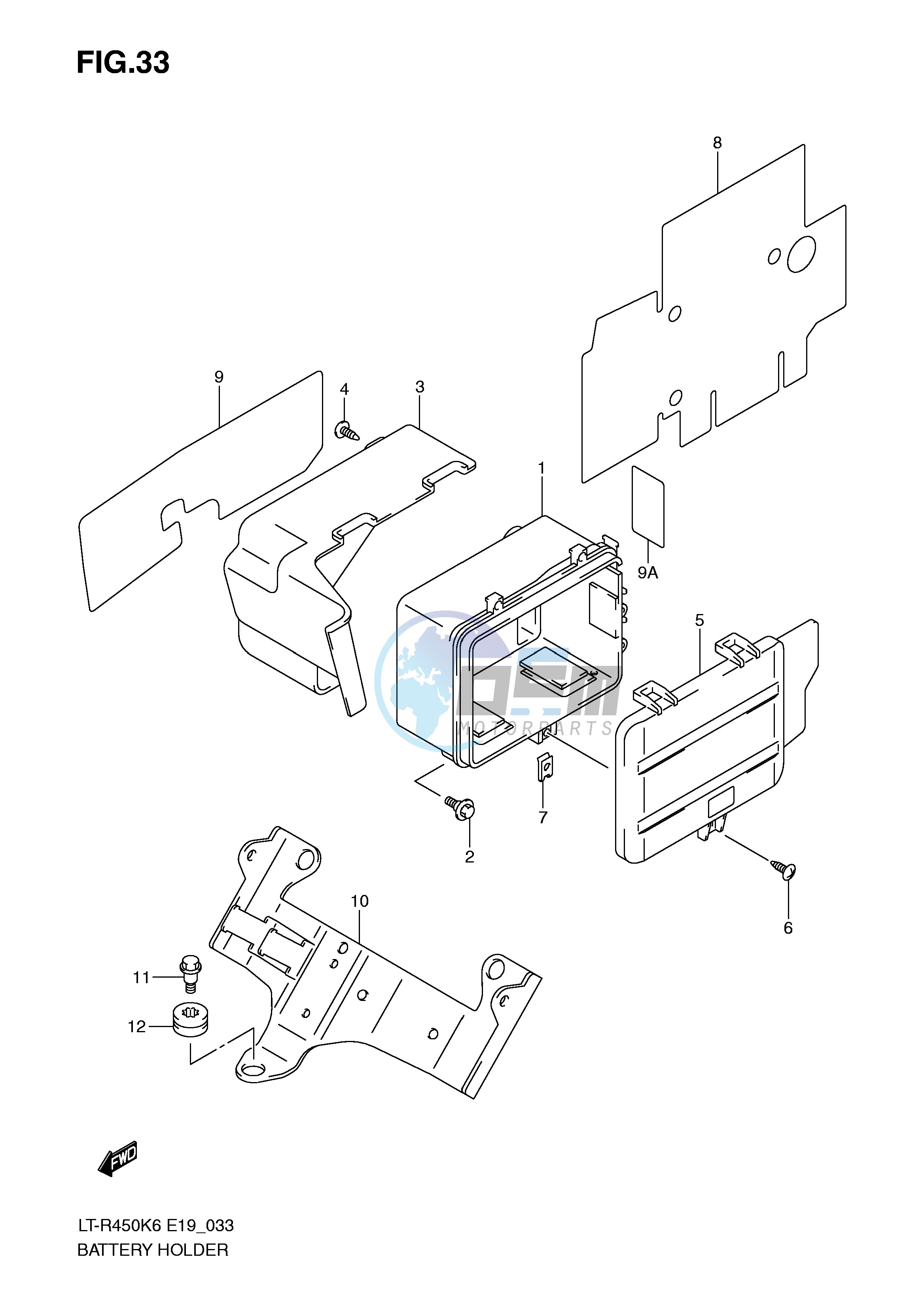 BATTERY HOLDER