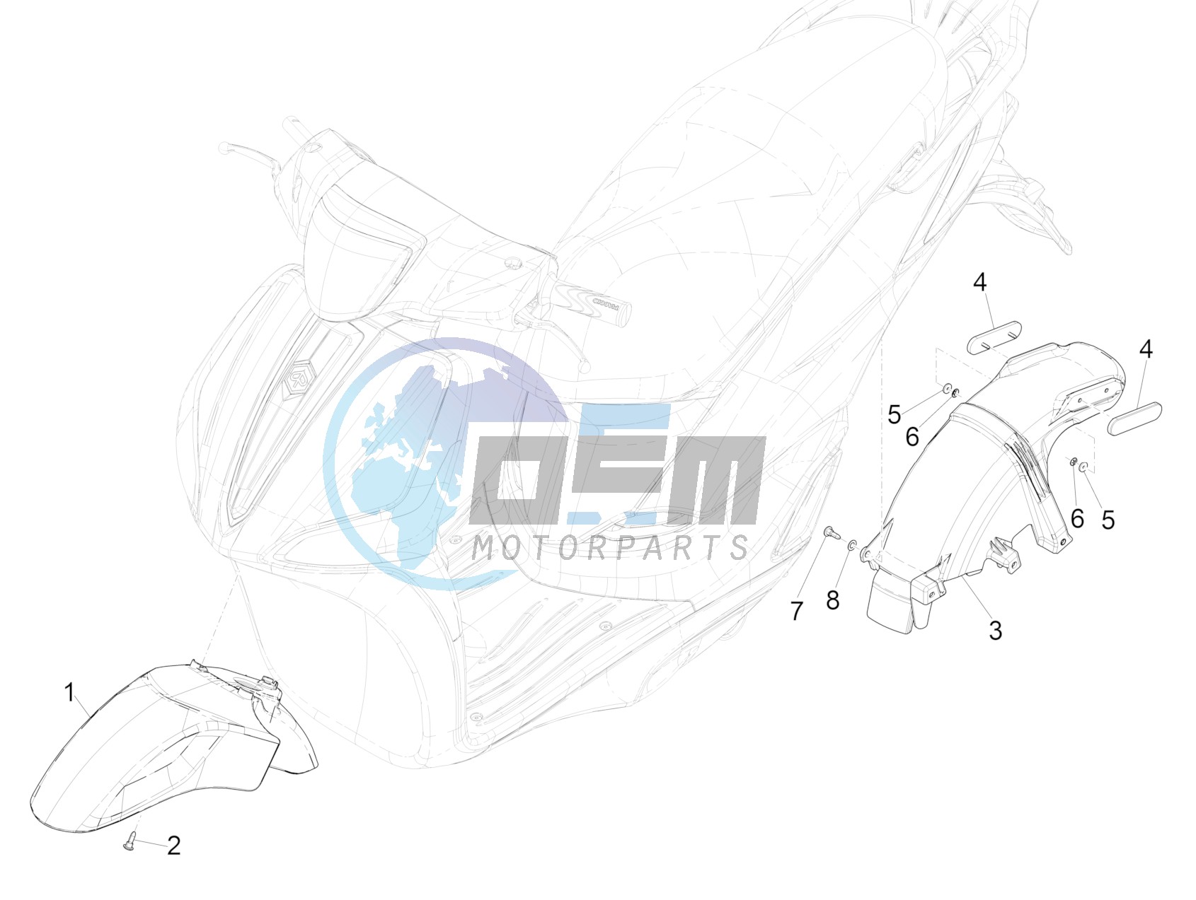 Wheel housing - Mudguard