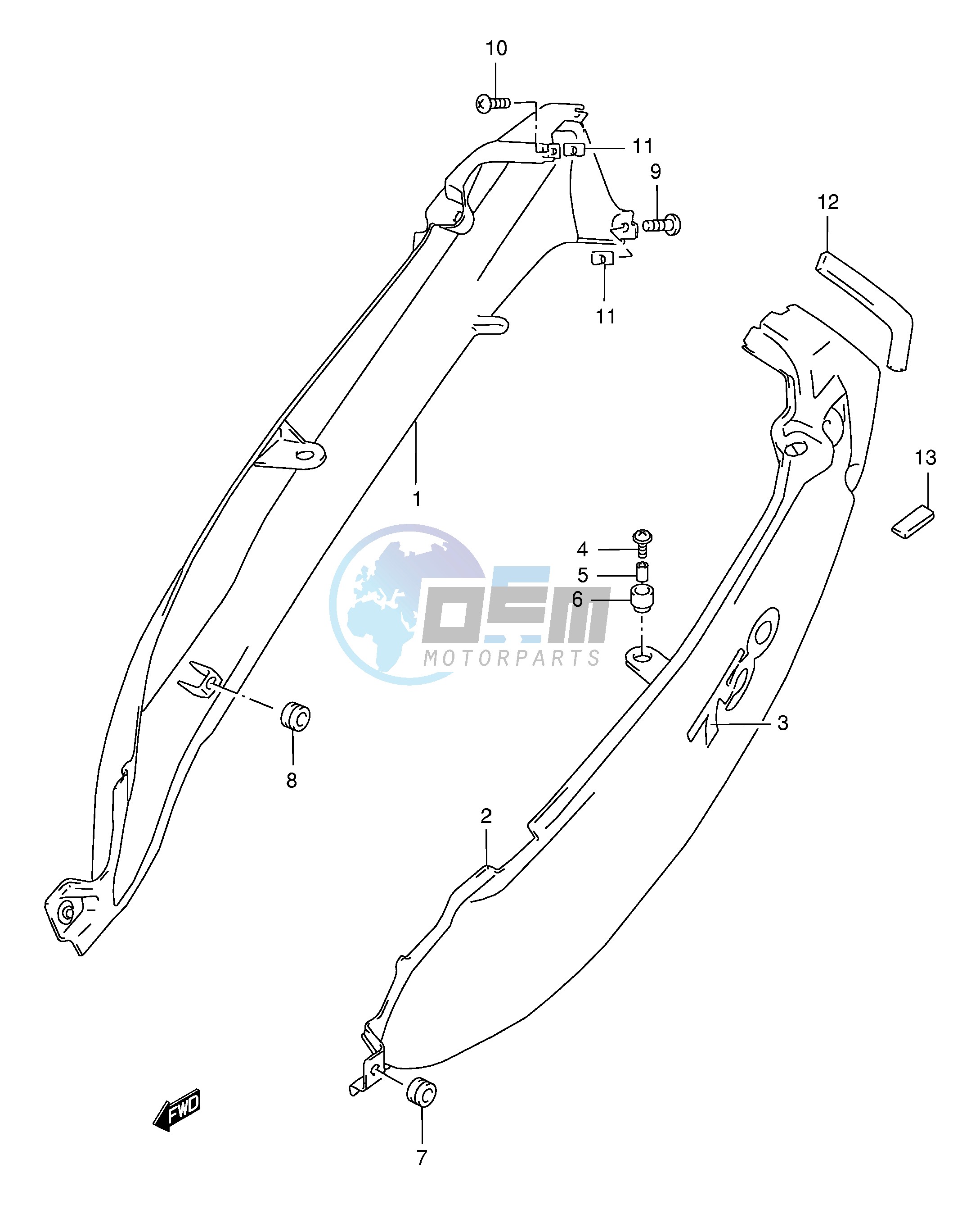 FRAME COVER (MODEL X)