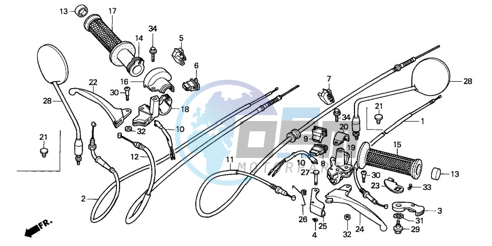 HANDLE LEVER/SWITCH/CABLE