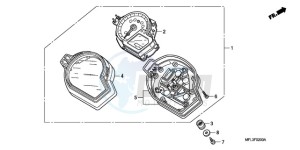 CBR1000RAA F / ABS CMF drawing METER