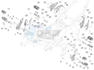 ETV Caponord 1200 drawing Foot rests