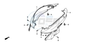 SH125 drawing BODY COVER